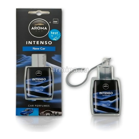 Ароматизатор "AROMA CAR" гелевый "Intenso Perfume" New Car /блок 20