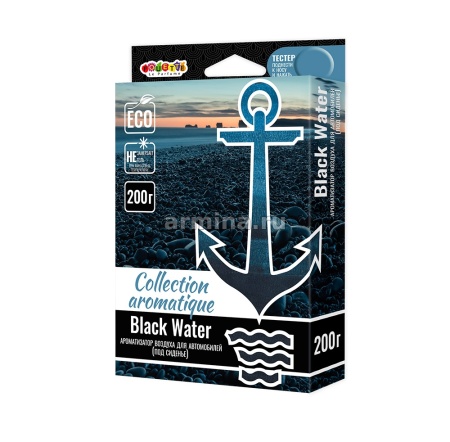 Ароматизатор "FOUETTE" под сидение "COLLECTION AROMATIQUE" CA-25 BLACK WATER, 200 мл /40