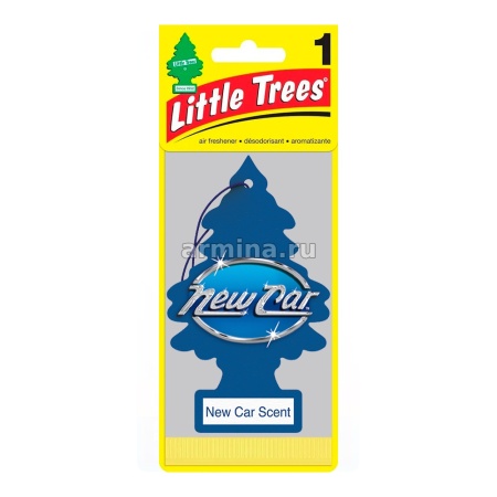 Ароматизатор "CAR FRESHNER" бумажный "Елочка" 10189 "Новая машина" (New Car Scent) /блок 24