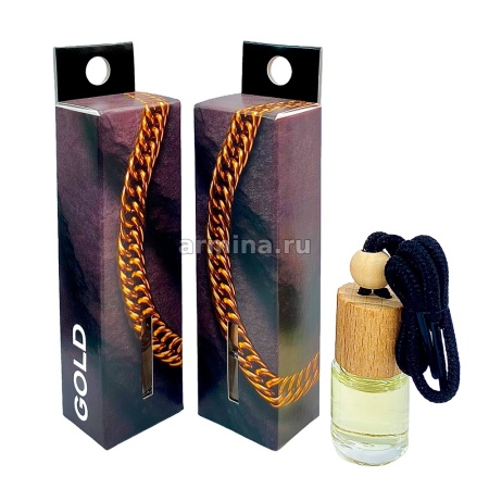 Ароматизатор "FRESH ESCAPE" флакон с деревянной крышкой "GOLD" 4мл/блок 36