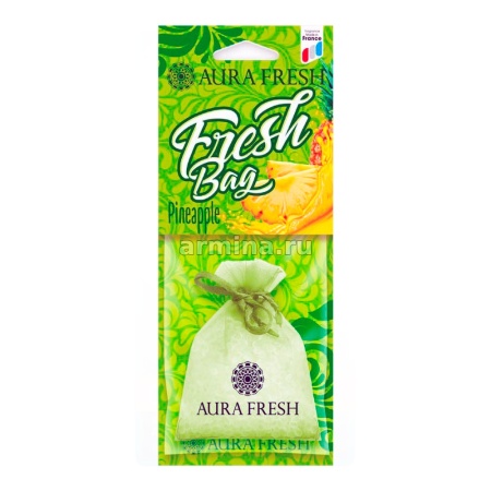 Ароматизатор "AURA FRESH" мешочек "FRESH BAG" Pineapple /20