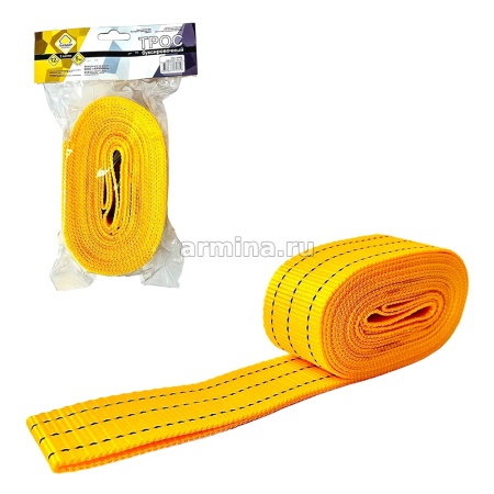 Трос буксировочный "ГЛАВДОР" GL-13, 12 т х 5 м, без крюков /15