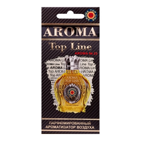 Ароматизатор "AROMA TOP LINE" бумажный №23 "Shaik 77" /уп-10/60