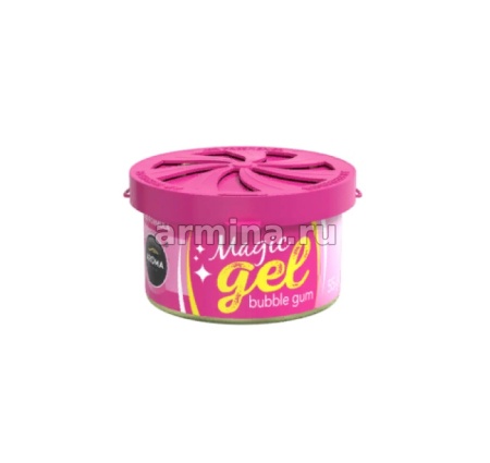 Ароматизатор "AROMA CAR" гелевый "Magic Gel" Bubble Gum 50 мл /блок 24