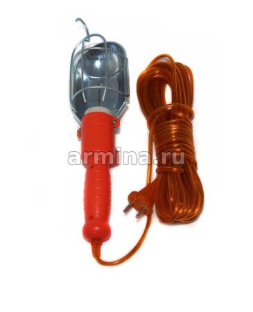 Фонарь переносной, гаражный 220V, без ламп, шнур 10 м /40