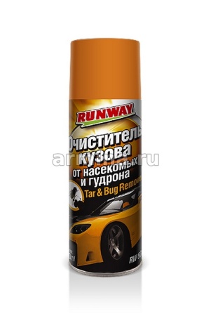 Очиститель кузова от насекомых и гудрона "RUNWAY" RW6089 450 мл /12