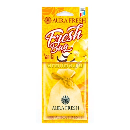 Ароматизатор "AURA FRESH" мешочек "FRESH BAG" Vanilla /20