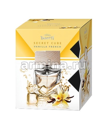 Ароматизатор "TASOTTI" спрей "SECRET CUBE" French Vanilla, 50 мл /16/48
