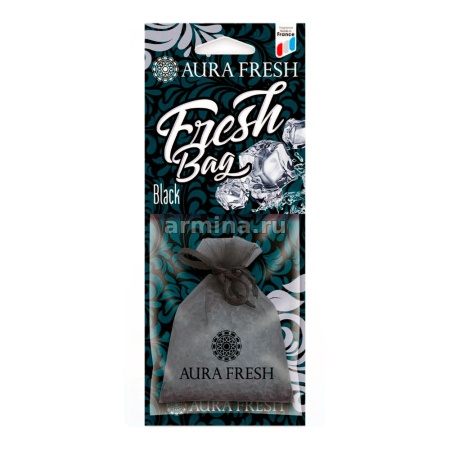 Ароматизатор "AURA FRESH" мешочек "FRESH BAG" Black /20