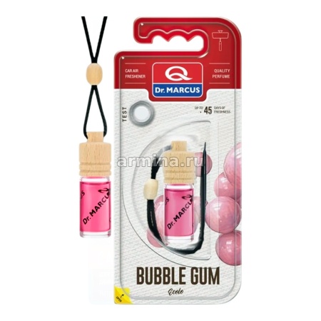 Ароматизатор "Dr.MARCUS" флакон с деревянной крышкой "Ecolo" Bubble Gum 4,5мл /уп -25/150