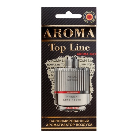 Ароматизатор "AROMA TOP LINE" бумажный №27 "Prada Luna Rossa" /уп-10/60